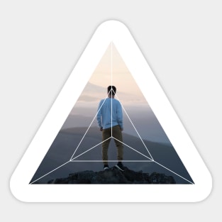 Sky is the limit Geometric Photography Sticker